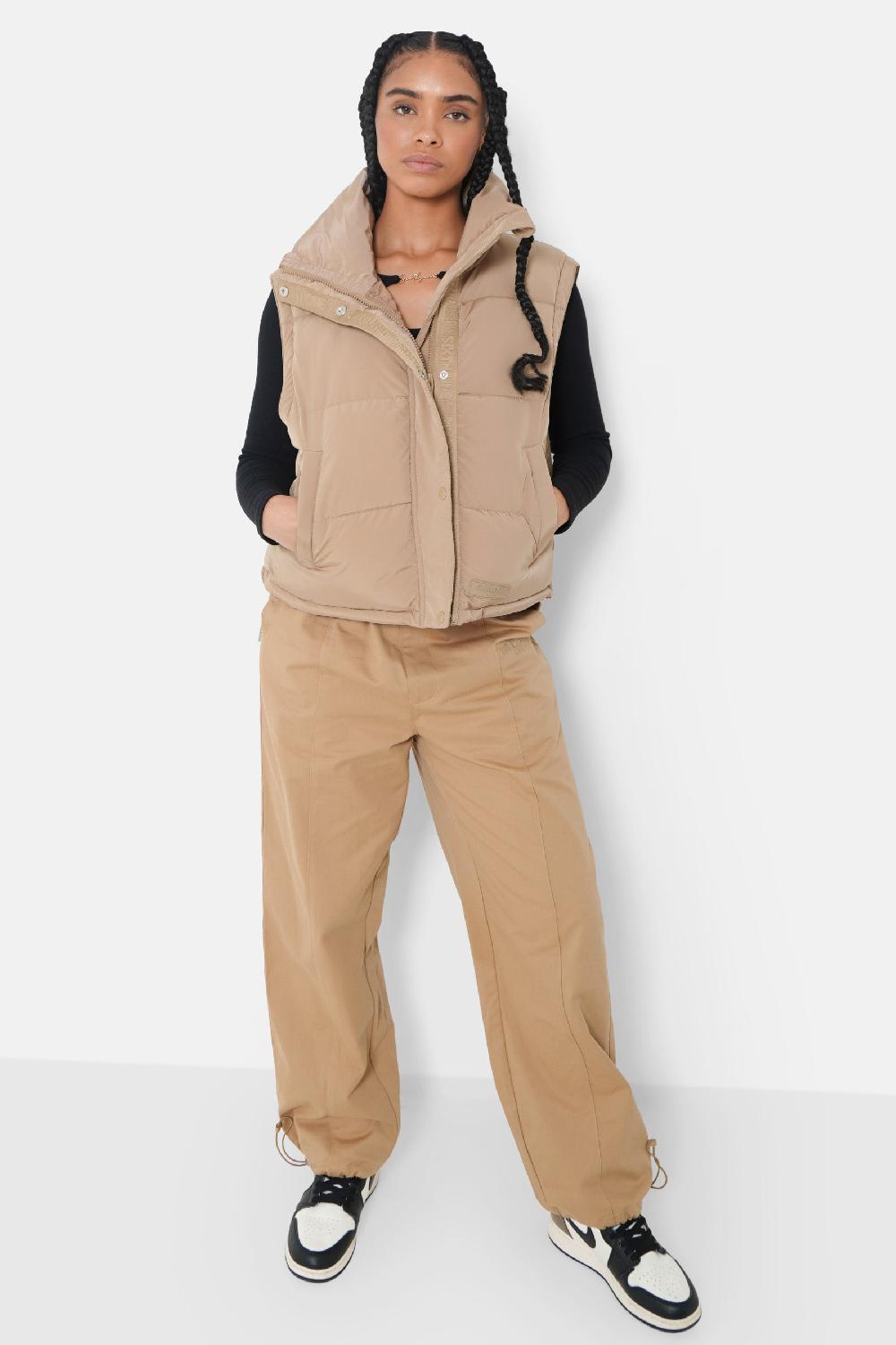 Sixth June Doudoune Manches Amovibles Beige