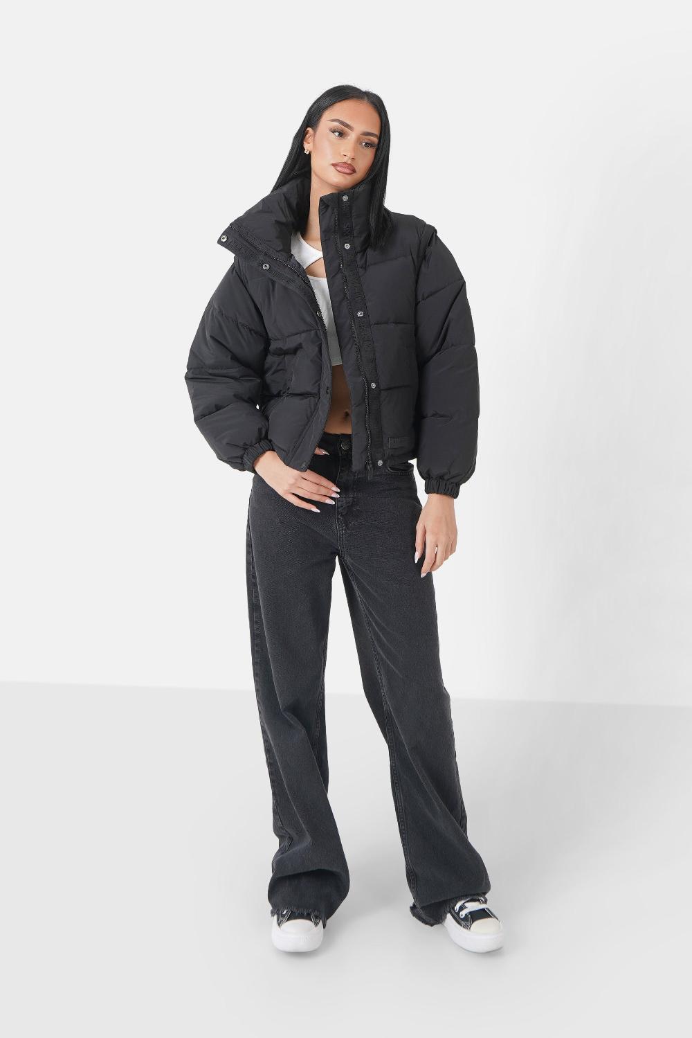 Sixth June Doudoune Manches Amovibles Noir