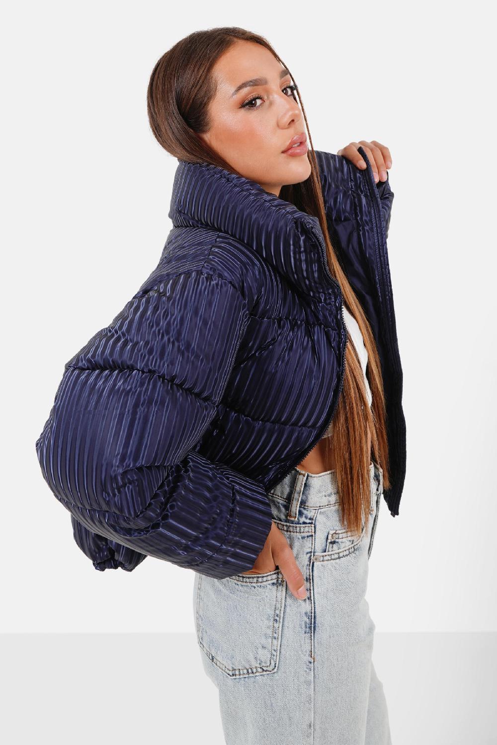 Sixth June Doudoune Matelassée Brillant Bleu Foncé