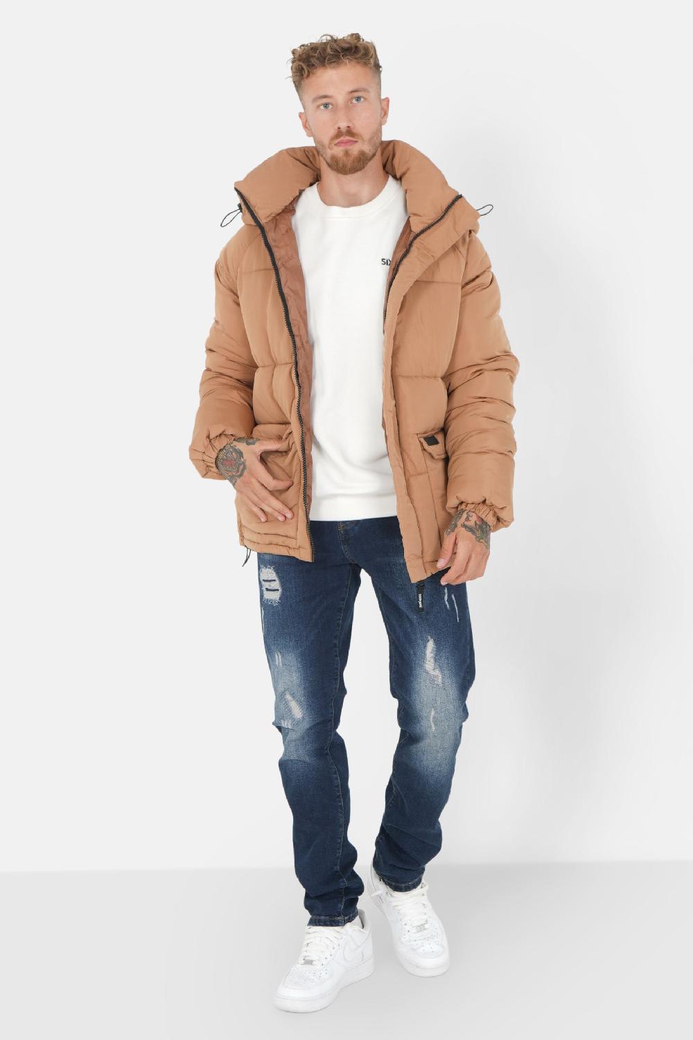 Sixth June Doudoune Matelassée Courte Marron