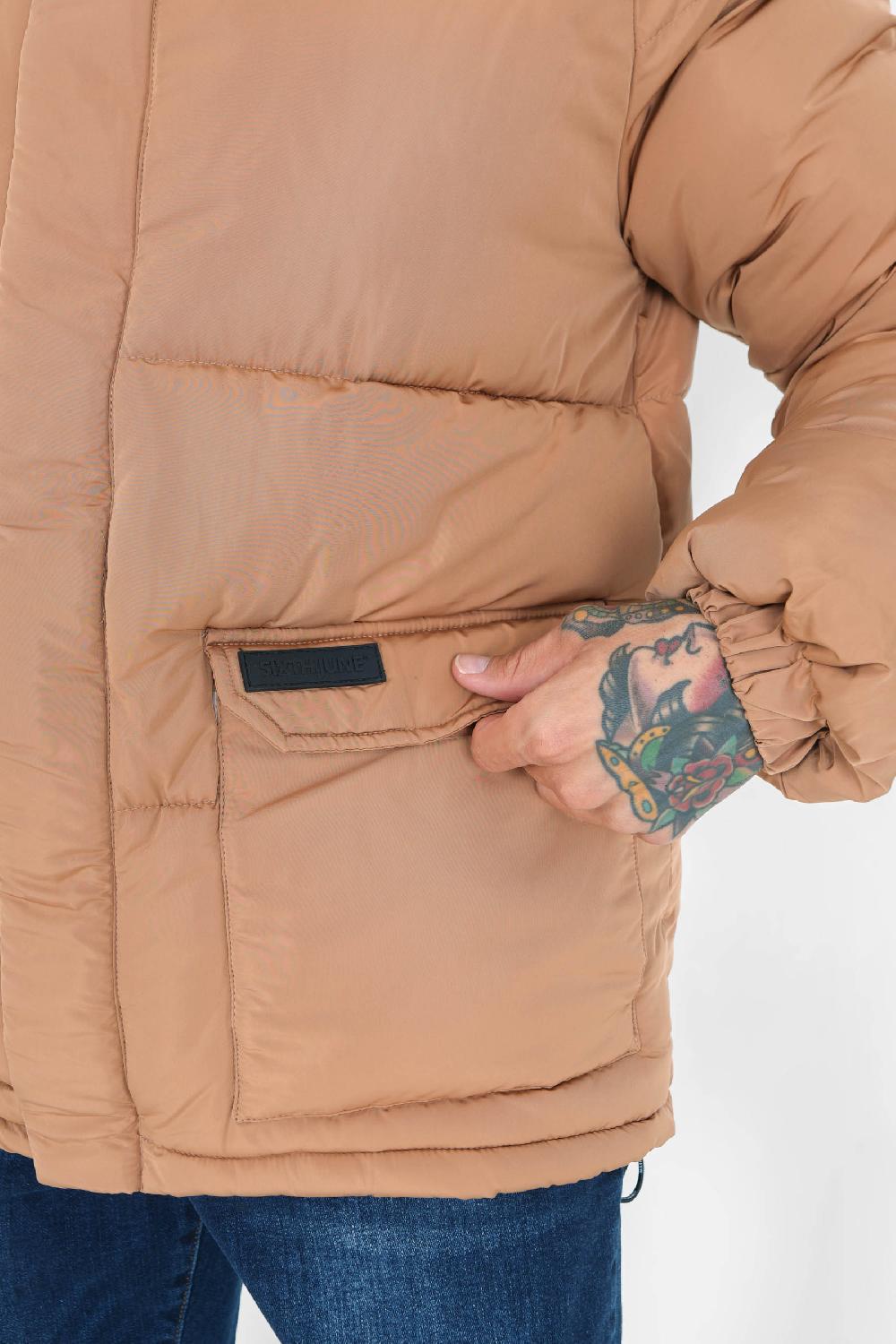 Sixth June Doudoune Matelassée Courte Marron