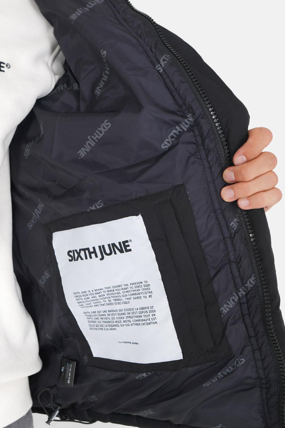 Sixth June Doudoune Matelassée Courte Noir