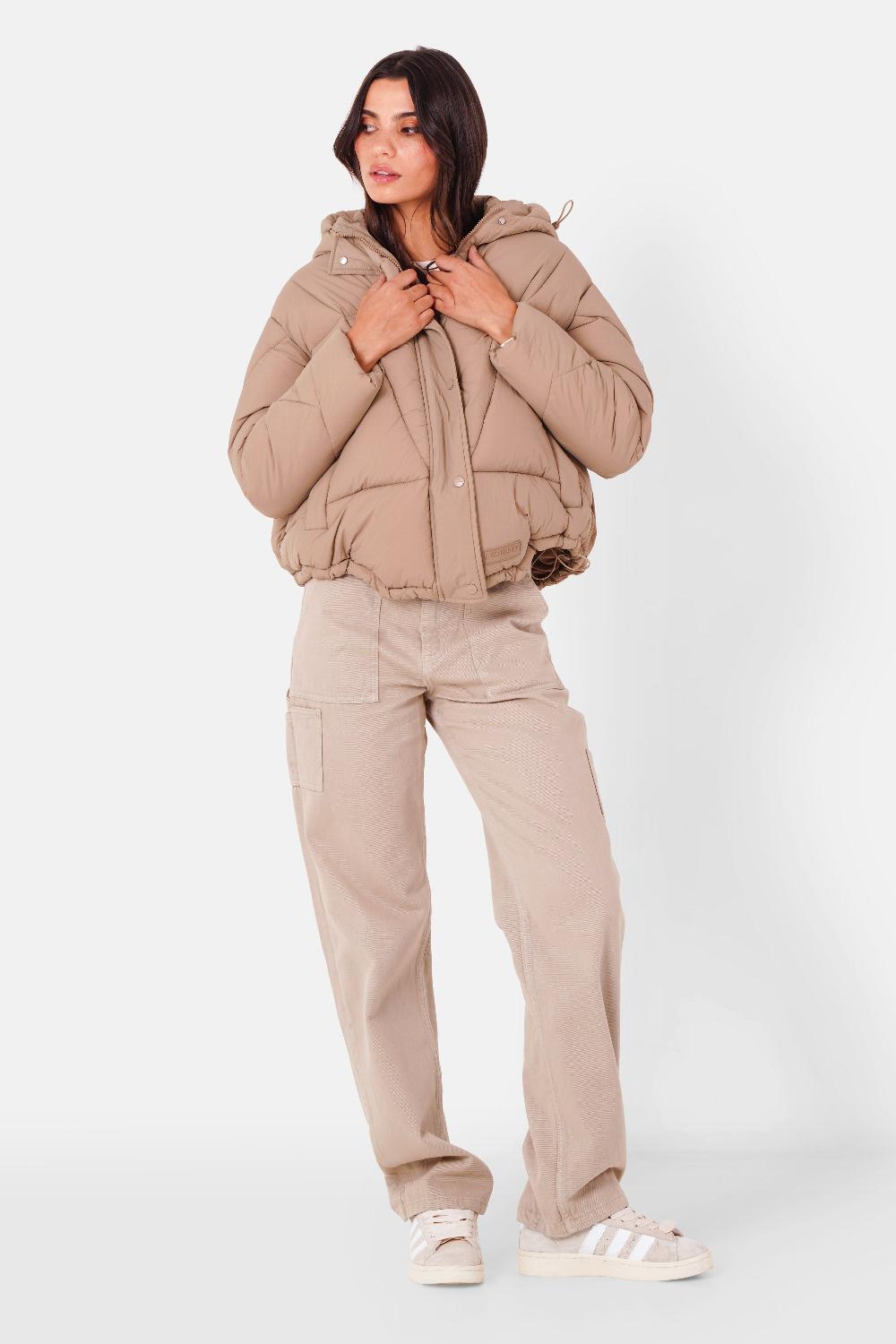 Sixth June Doudoune Montagne Matelassée Beige