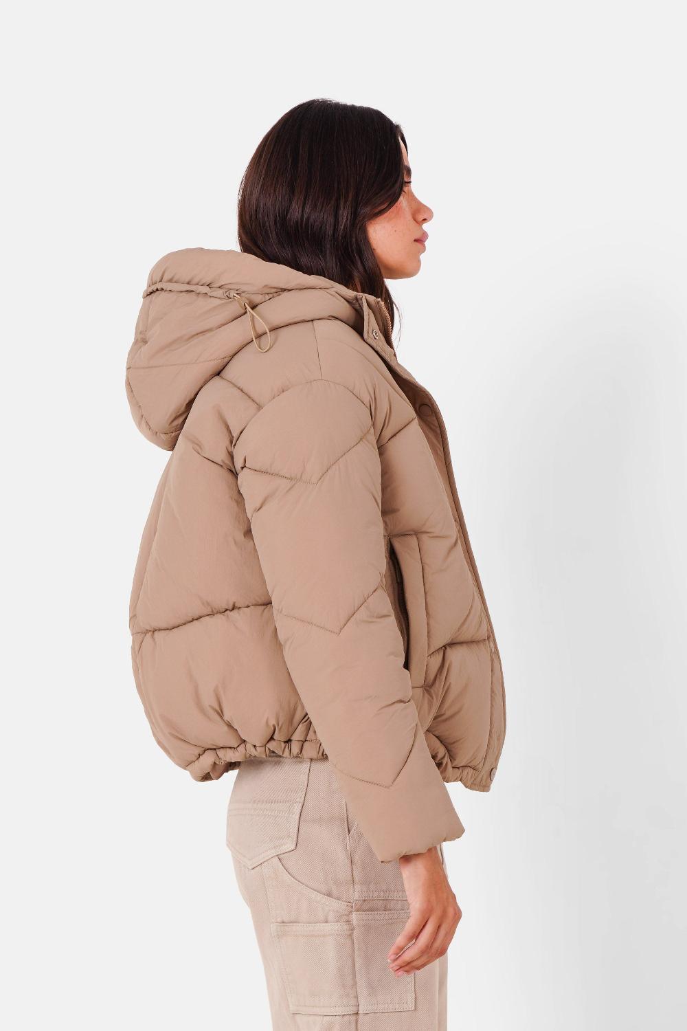 Sixth June Doudoune Montagne Matelassée Beige