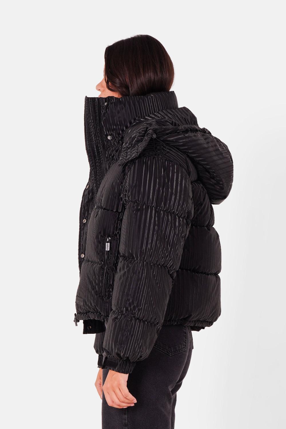 Sixth June Doudoune Oversize Brillant Noir