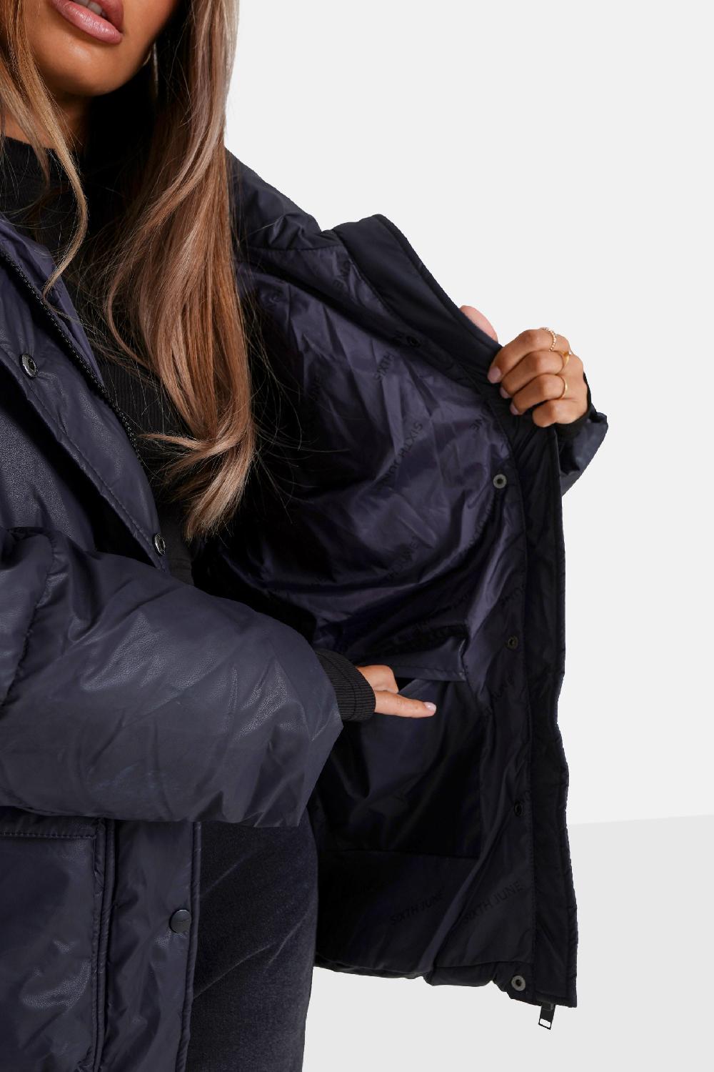 Sixth June Doudoune Oversize Matte Noire