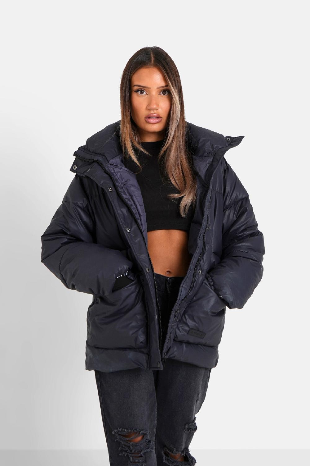 sixth june Doudoune oversize matte Noire