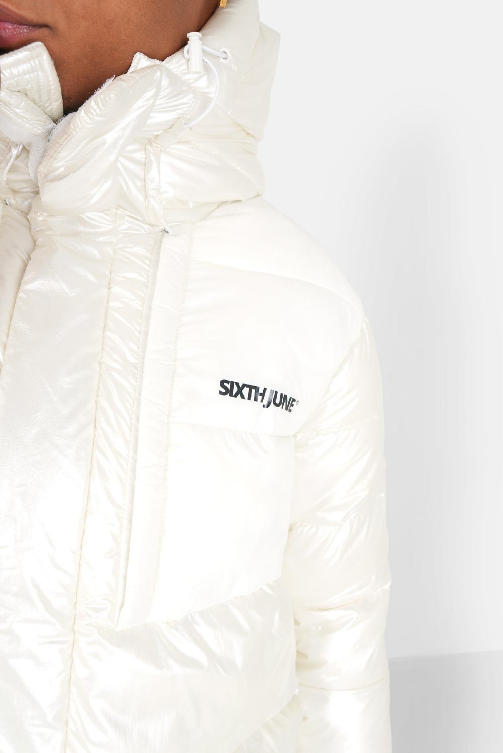 Sixth June Doudoune Oversize Technique Blanc