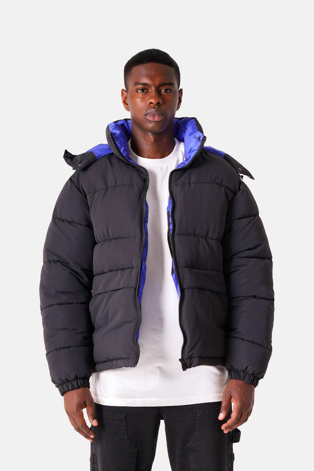 sixth june Doudoune poches bicolore Noir