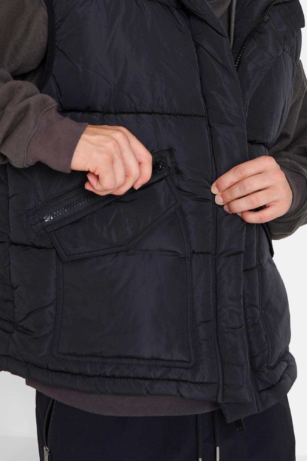 Sixth June Doudoune Sans Manches Matelassée Noir