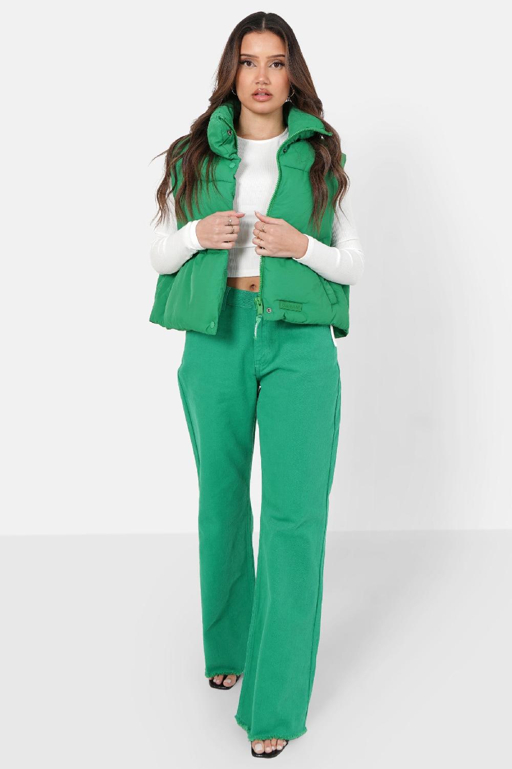 Sixth June Doudoune Sans Manches Oversize Vert
