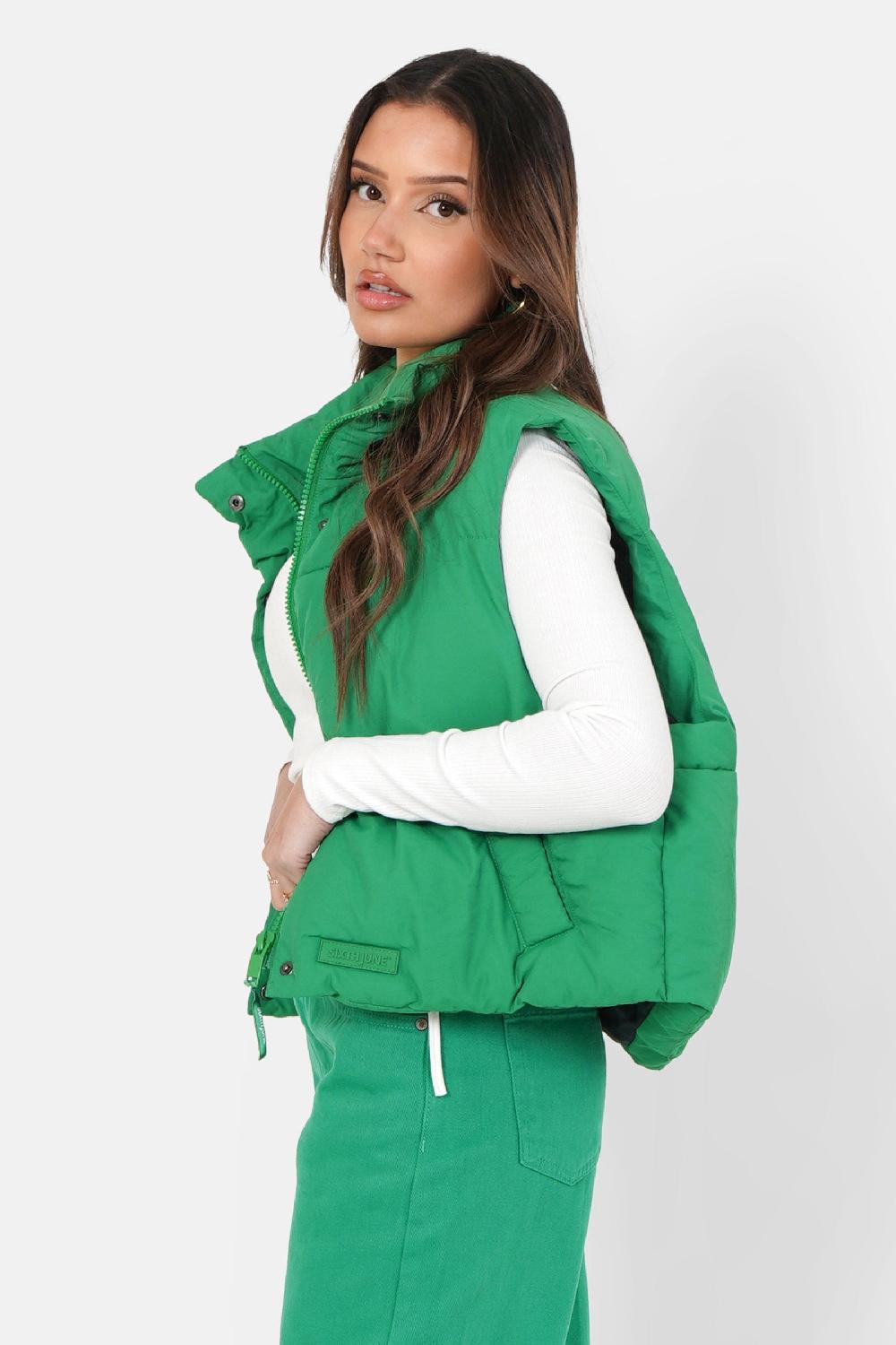 Sixth June Doudoune Sans Manches Oversize Vert