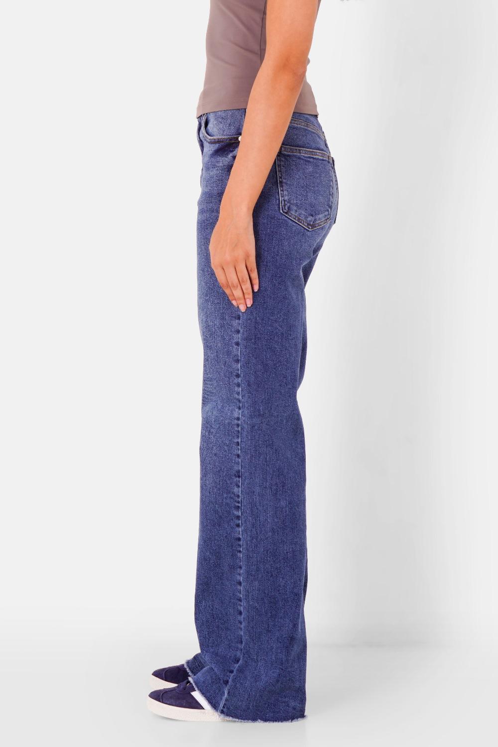 Sixth June Jean Bootcut Bleu Foncé