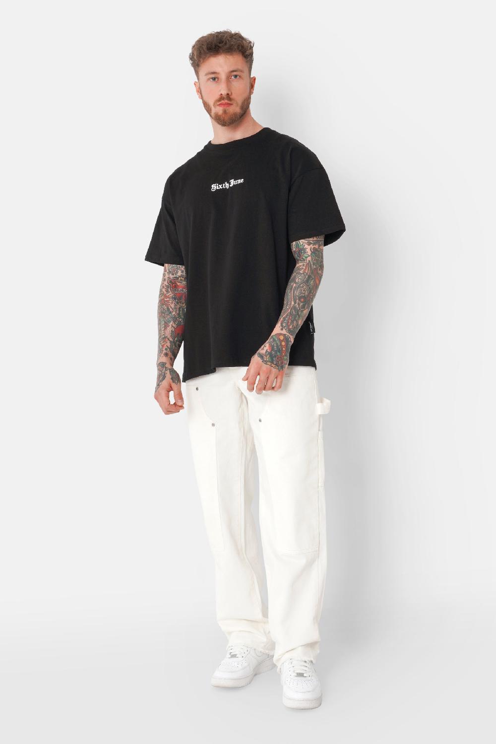 Sixth June Jean Carpenter Effet Usé Blanc