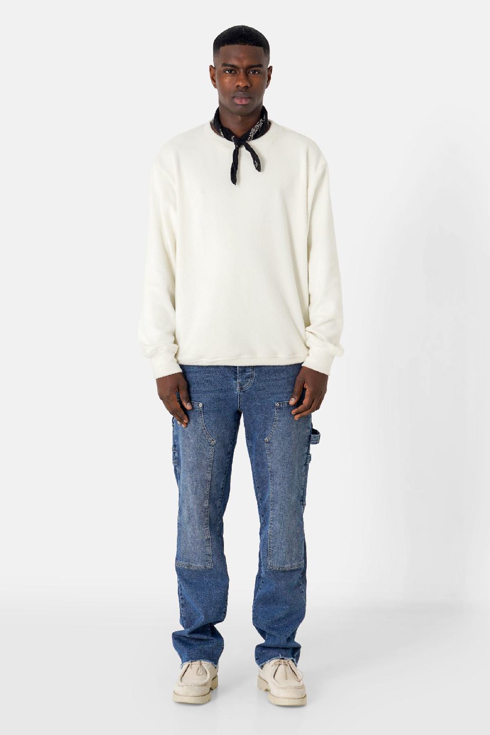 Sixth June Jean Carpenter Effet Usé Bleu Foncé