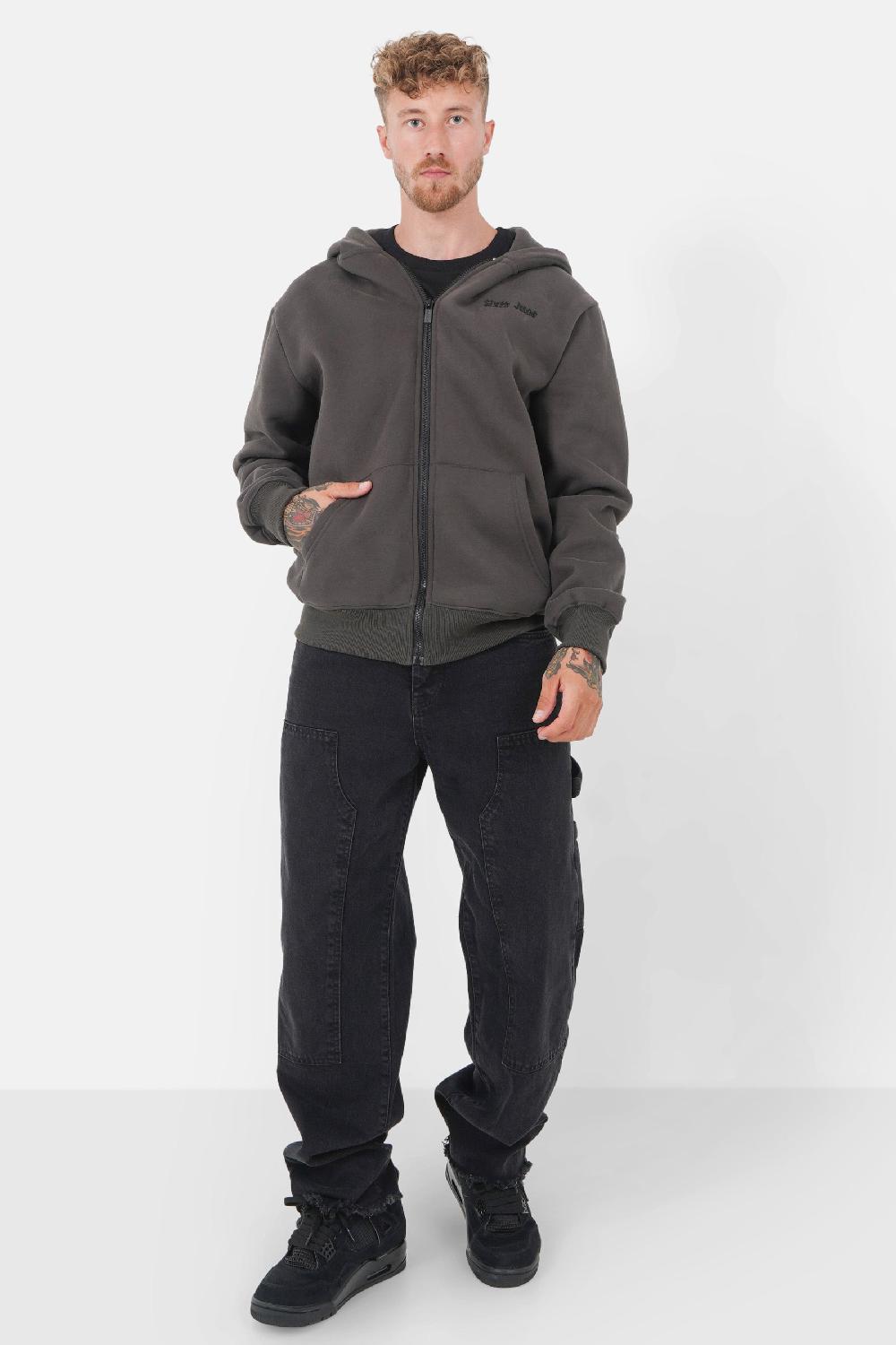 Sixth June Jean Carpenter Effet Usé Noir