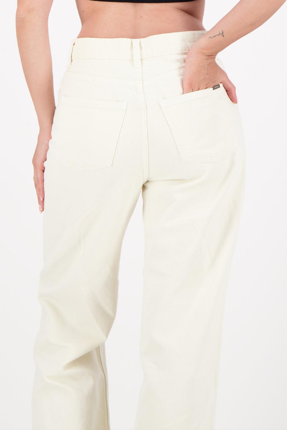 Sixth June Jean Denim Bas Usé Beige