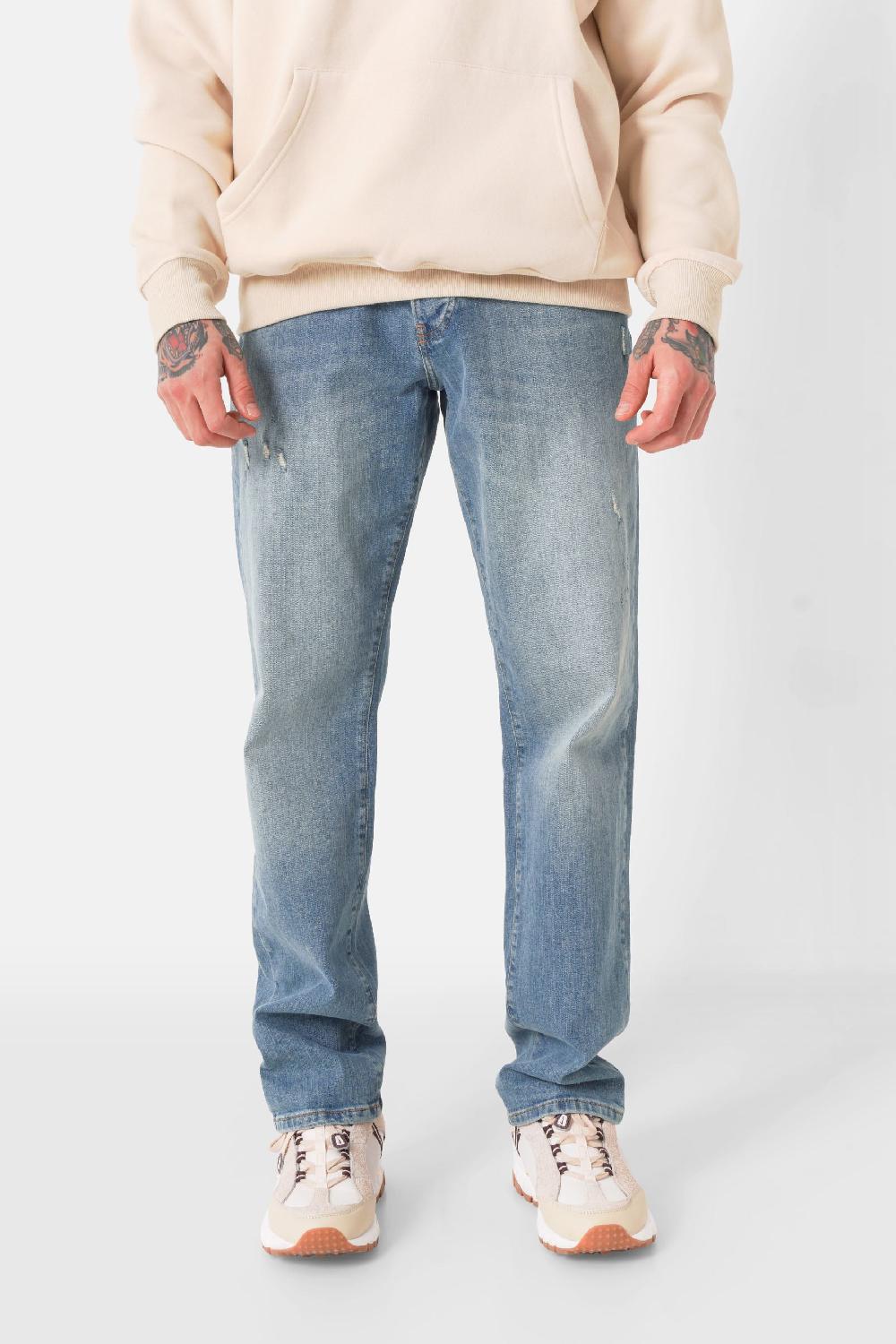 sixth june Jean regular griffé Bleu