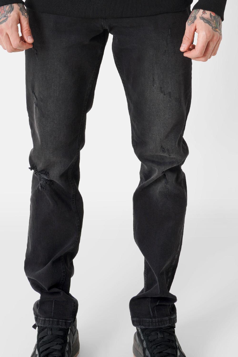 Sixth June Jean Slim Griffé Noir