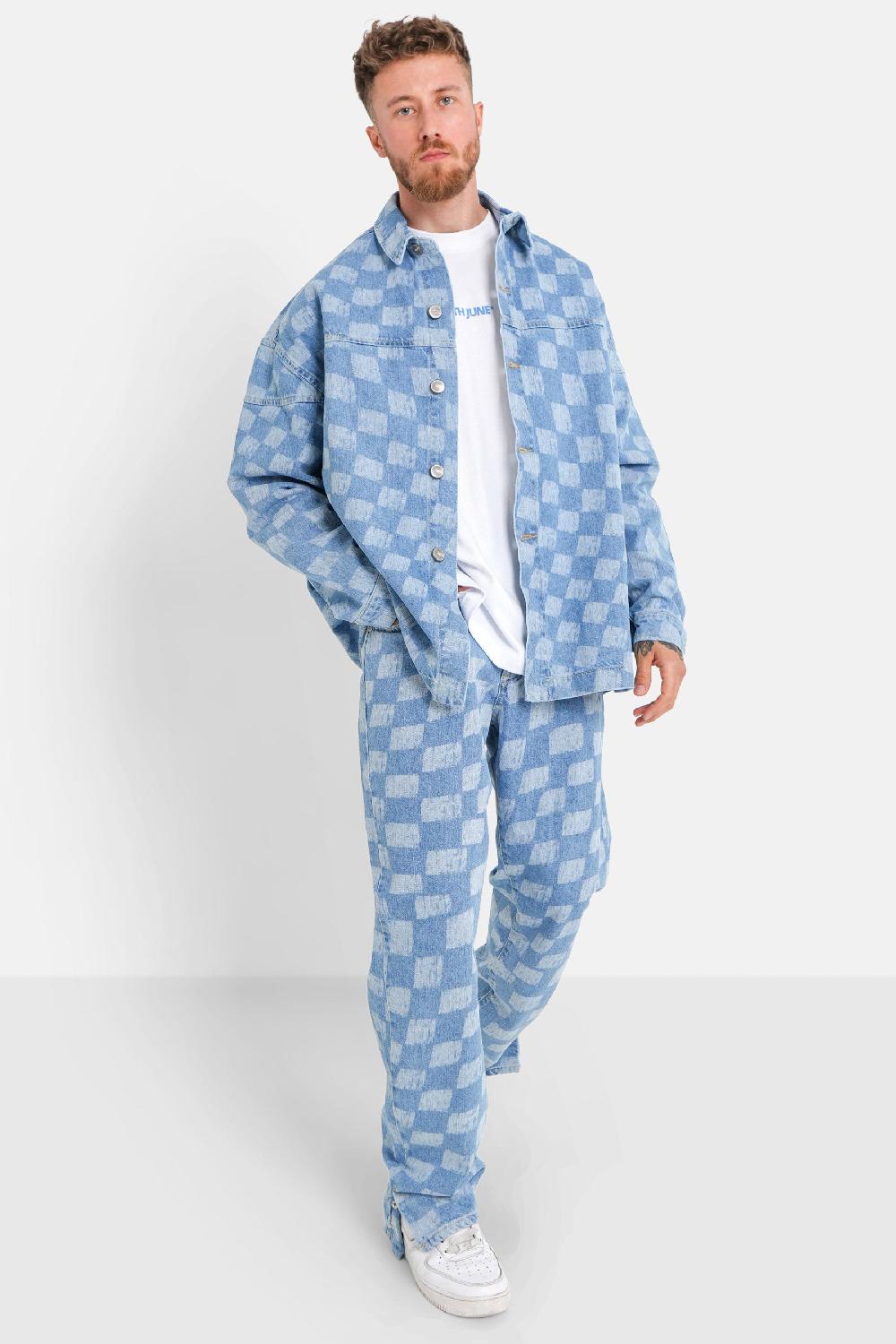 Sixth June Jeans Damier Bleu