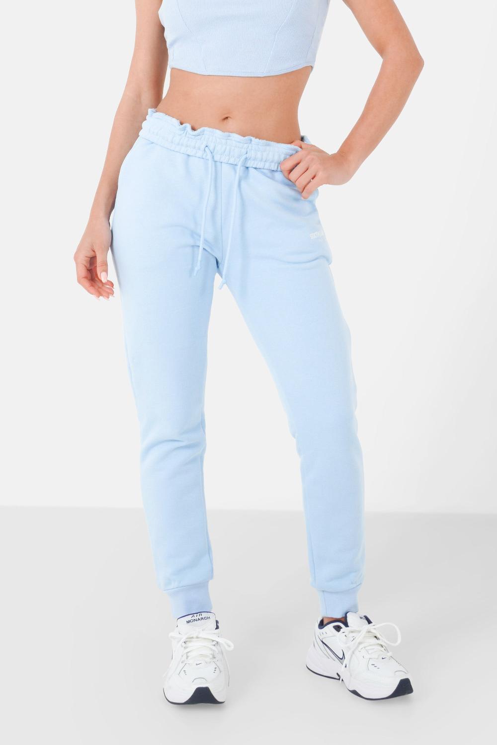 sixth june Jogging ceinture inversée Bleu clair