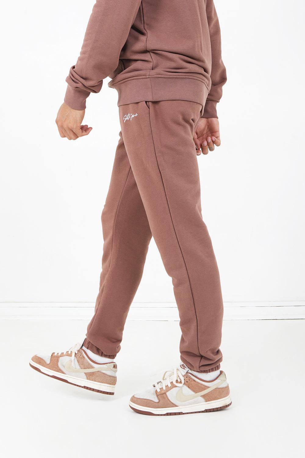 Sixth June Jogging Logo Signature Marron