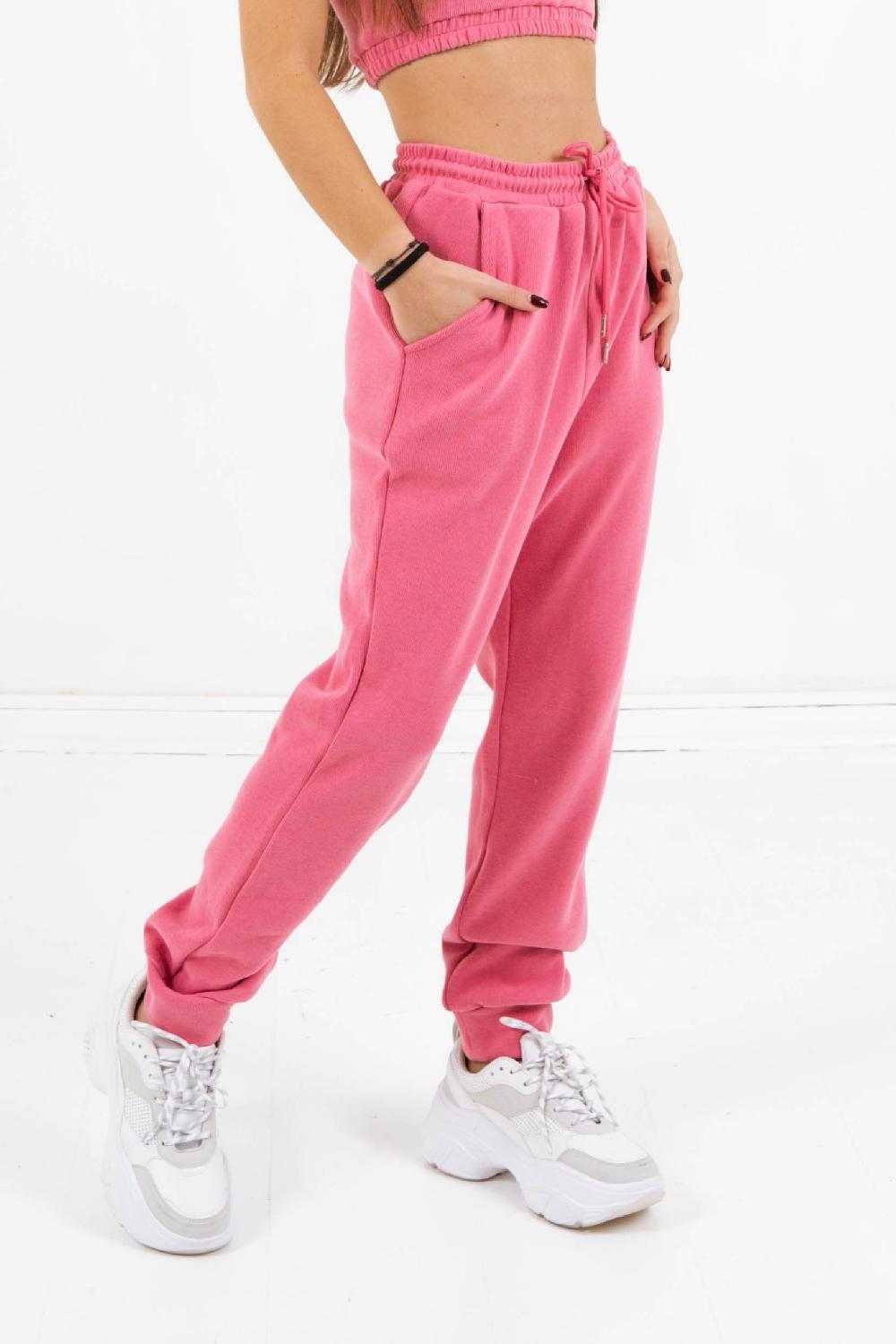 Sixth June Jogging Signature Molletonné Rose