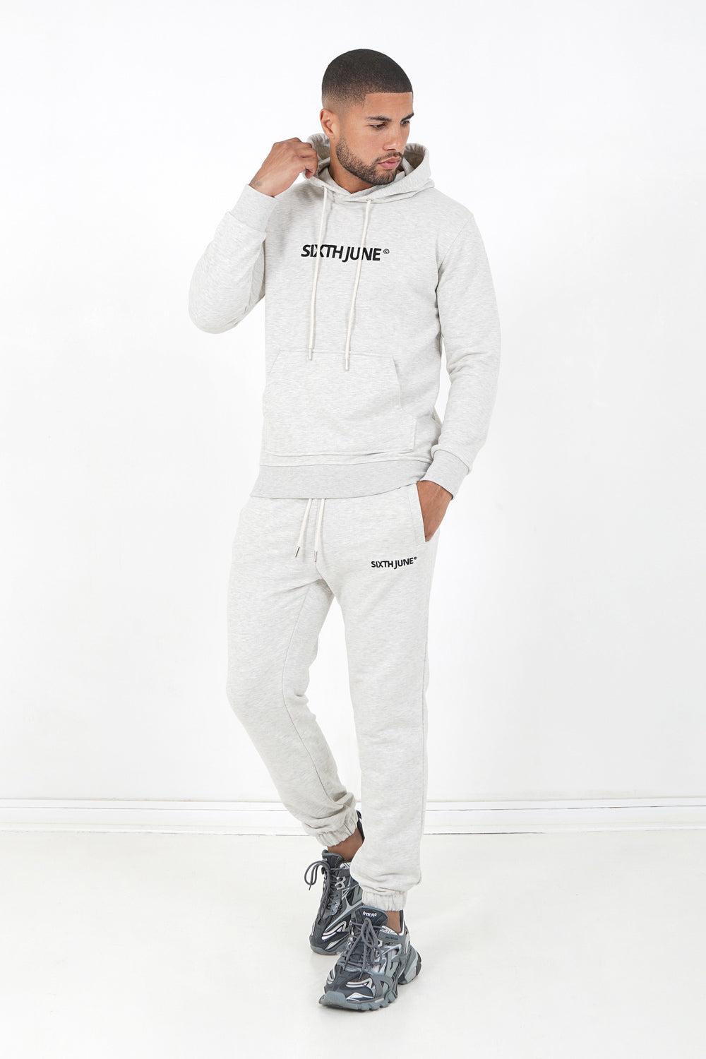 Sixth June Jogging Soft Logo Brodé Gris Clair