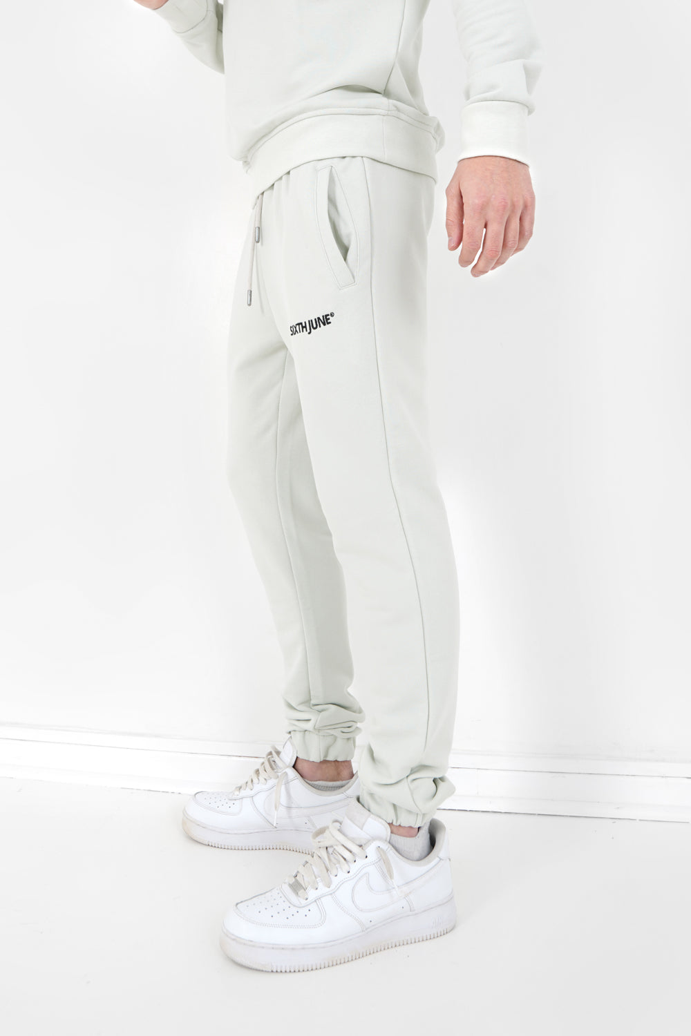 Sixth June Jogging Soft Logo Brodé Vert Clair