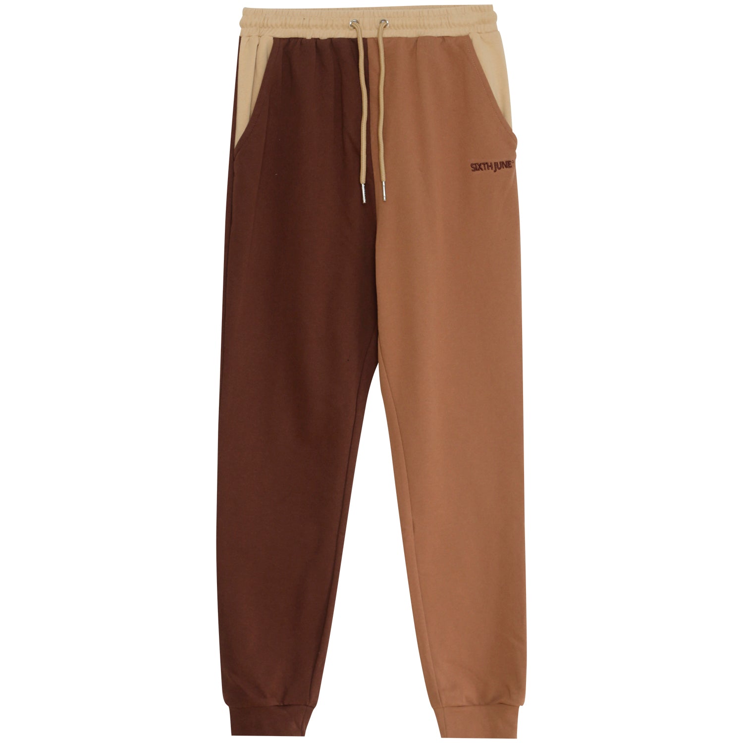 Sixth June Jogging Tricolore Marron