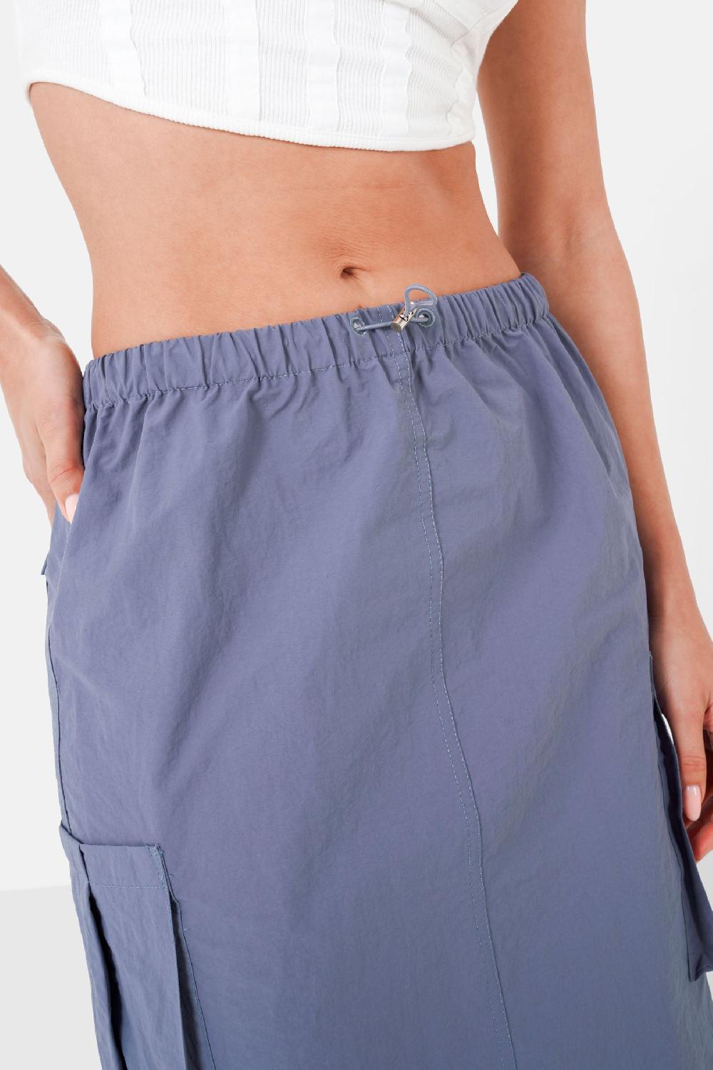 Sixth June Jupe Parachute Cargo Bleu