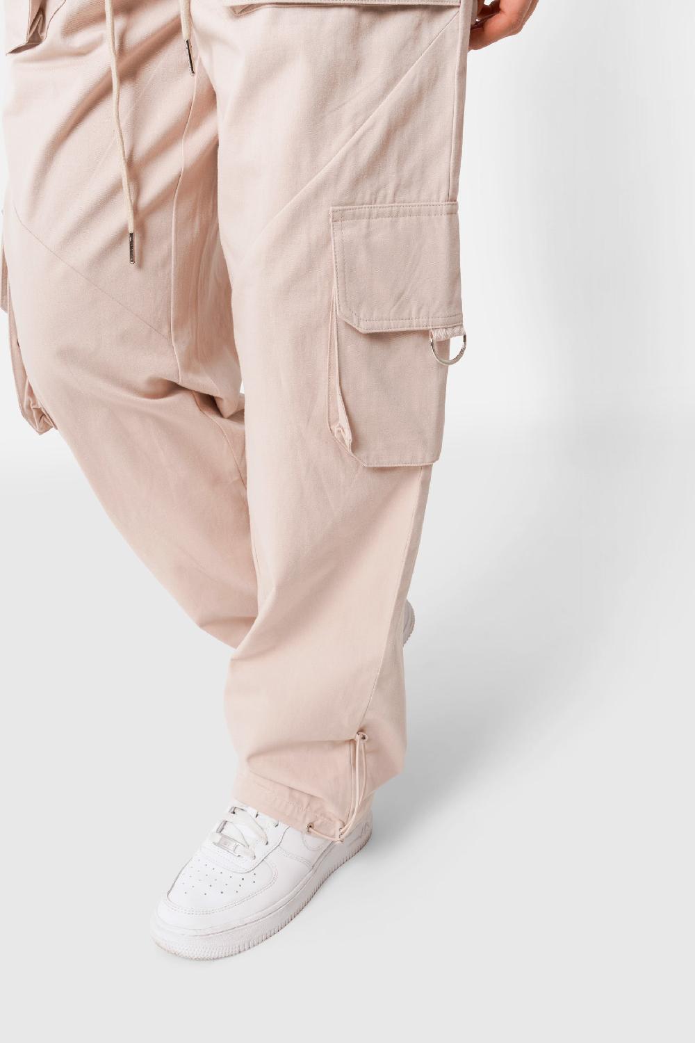 Sixth June Pantalon Cargo Initiales Beige
