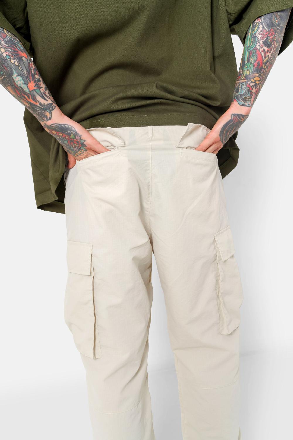 Sixth June Pantalon Cargo Léger Beige