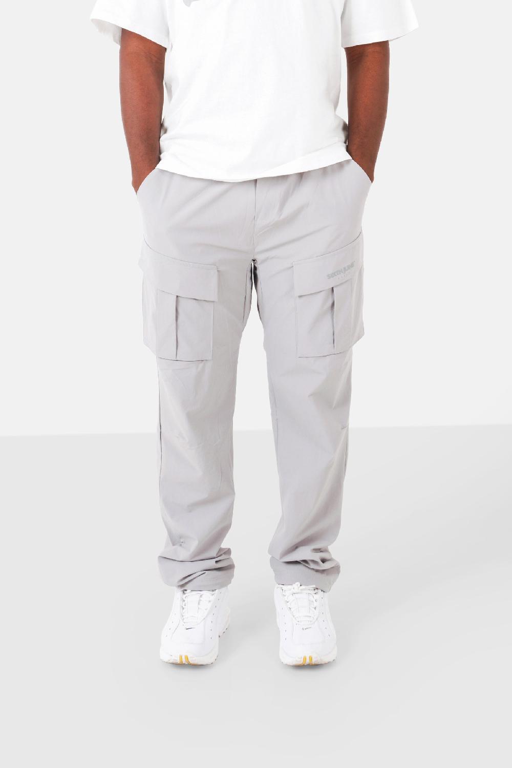 sixth june Pantalon cargo nylon Gris