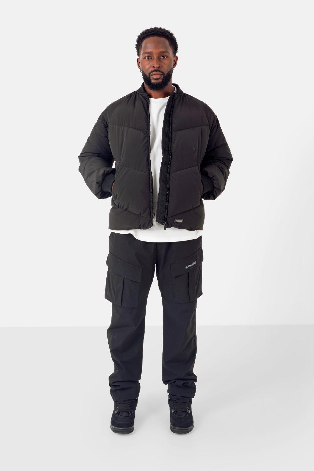 Sixth June Pantalon Cargo Nylon Noir