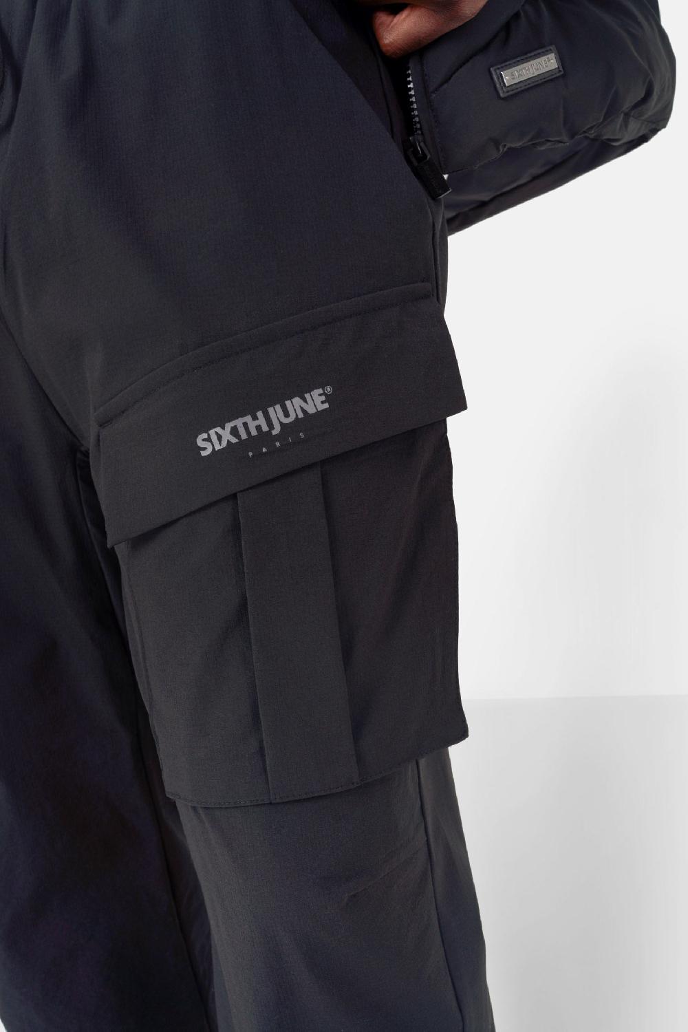 Sixth June Pantalon Cargo Nylon Noir
