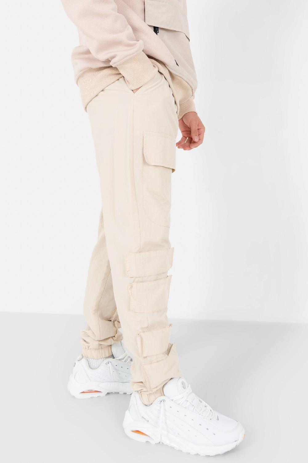Sixth June Pantalon Cargo Relief Beige