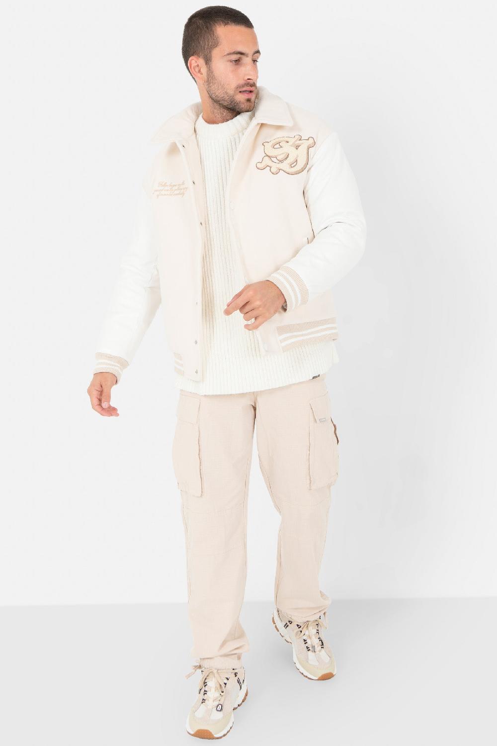 Sixth June Pantalon Cargo Résistant Beige