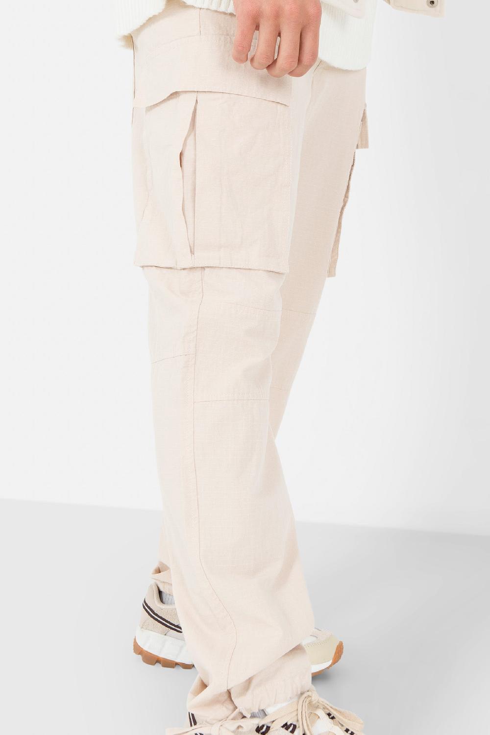 Sixth June Pantalon Cargo Résistant Beige