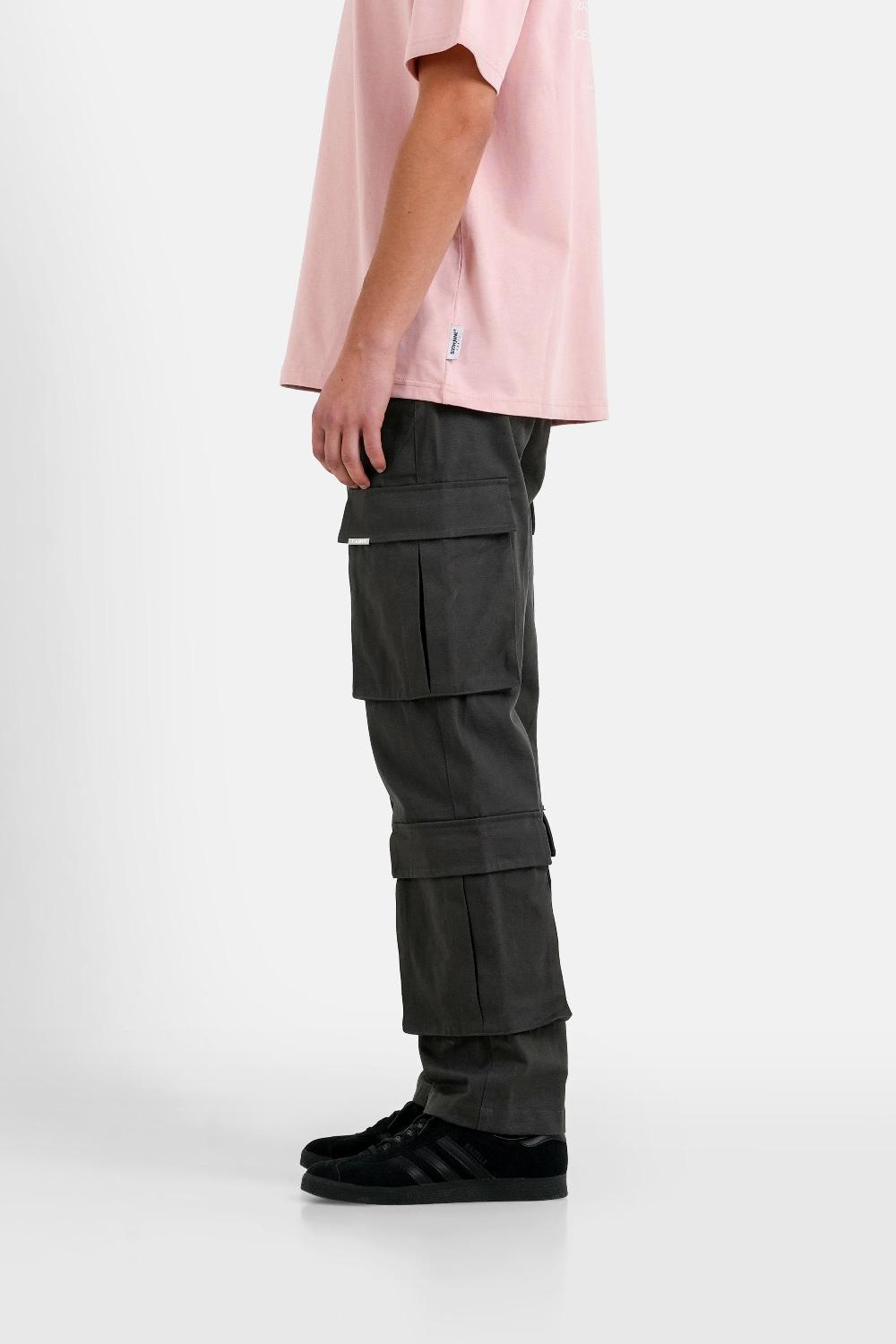 Sixth June Pantalon Cargo Tactique Gris Foncé