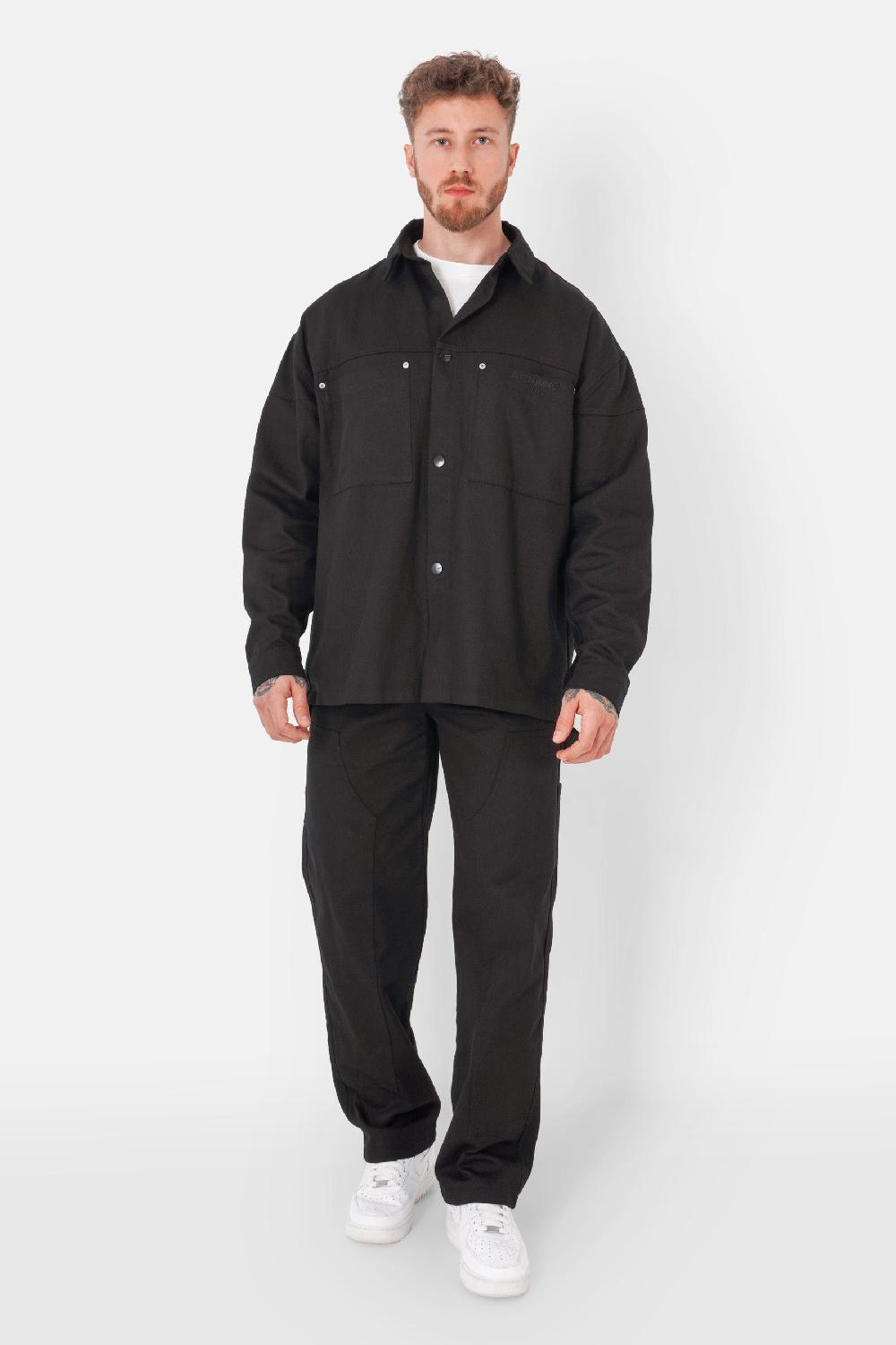 Sixth June Pantalon Carpenter Details Poches Noir
