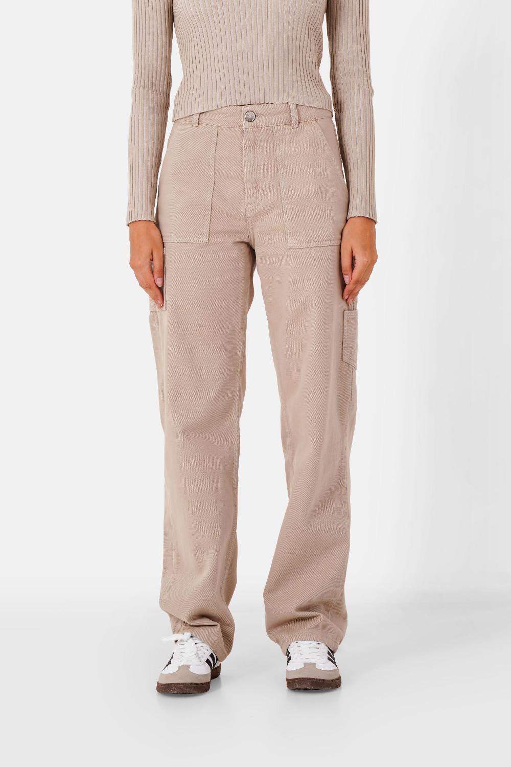 sixth june Pantalon carpenter poches Beige