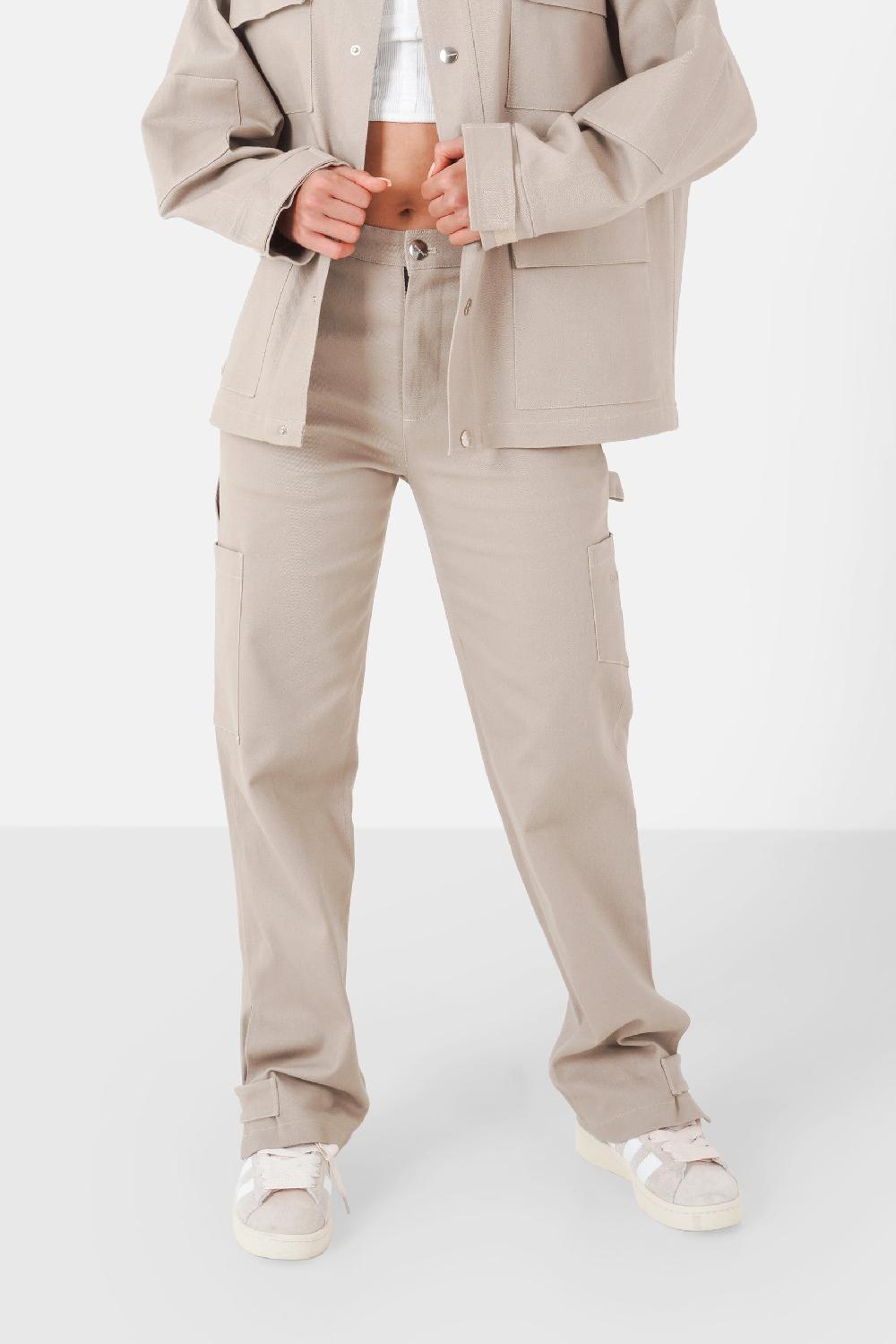 sixth june Pantalon poches cargo Beige