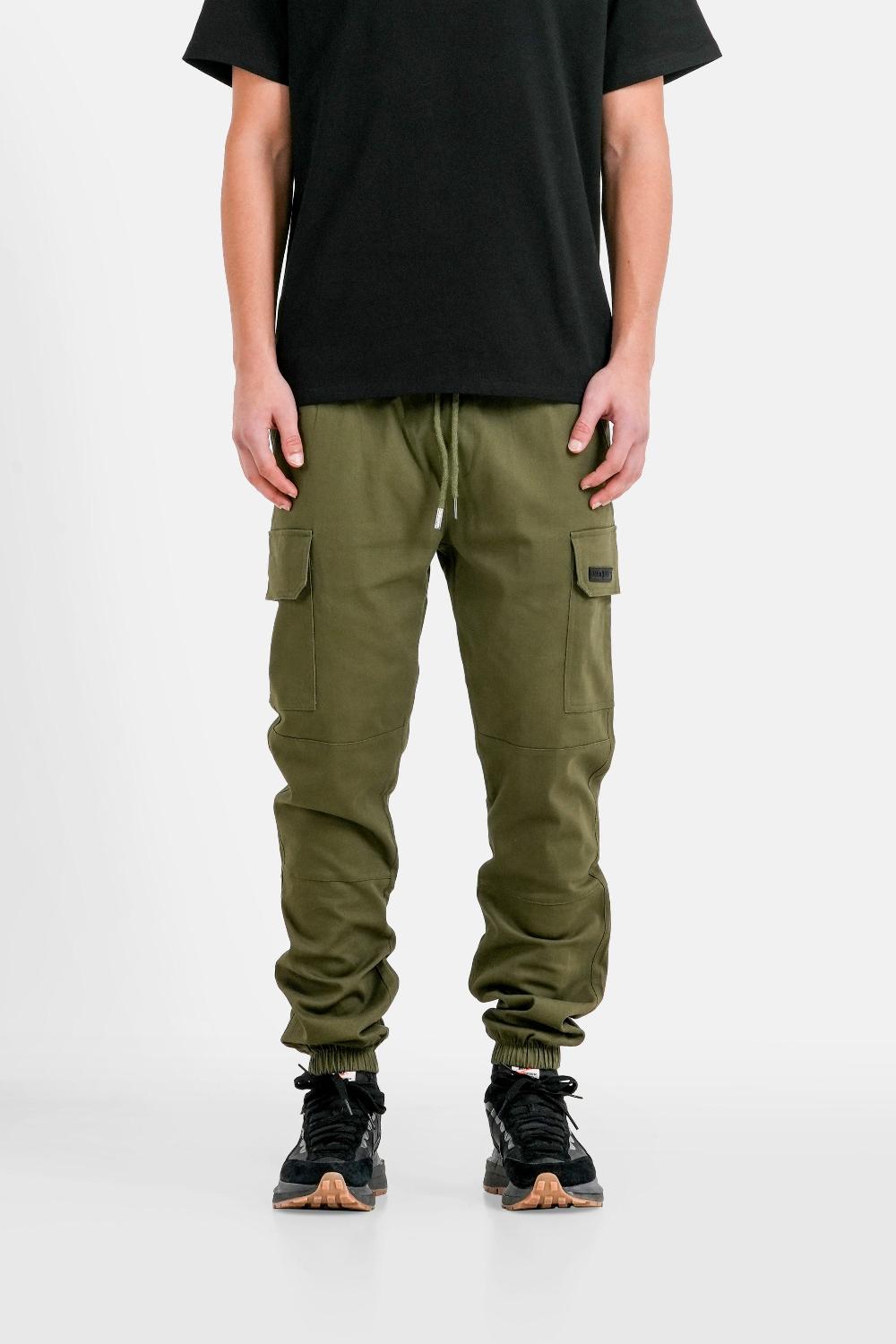 sixth june Pantalon poches cargo cordons Vert kaki