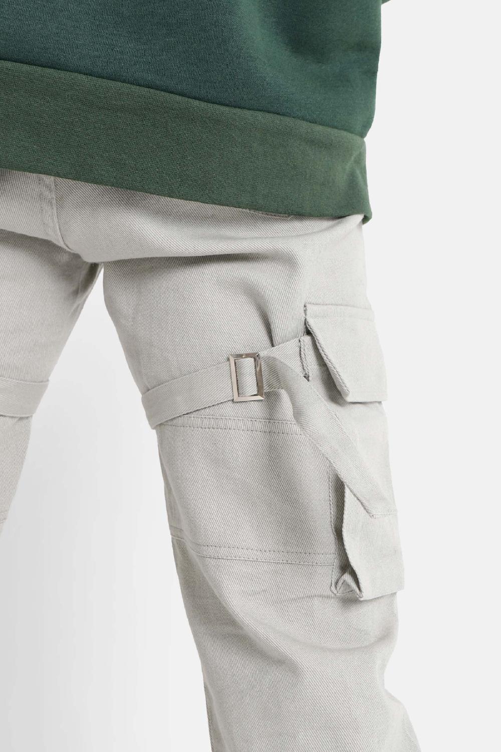 Sixth June Pantalon Poches Cargo Gris