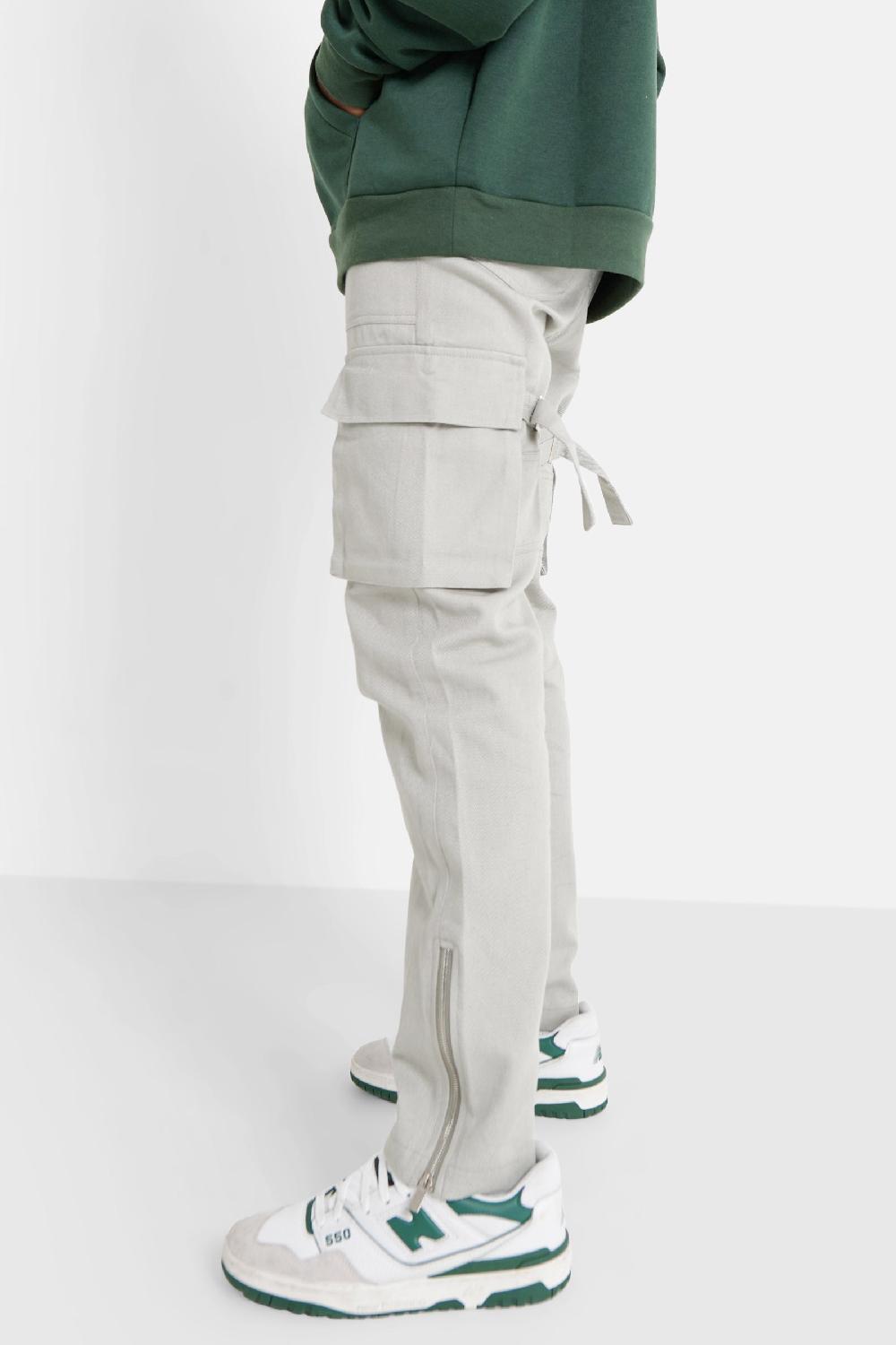 Sixth June Pantalon Poches Cargo Gris