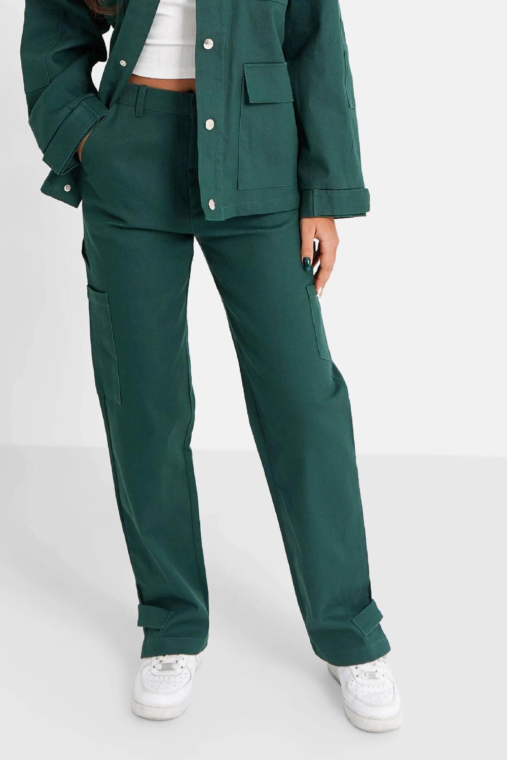 sixth june Pantalon poches cargo Vert foncé