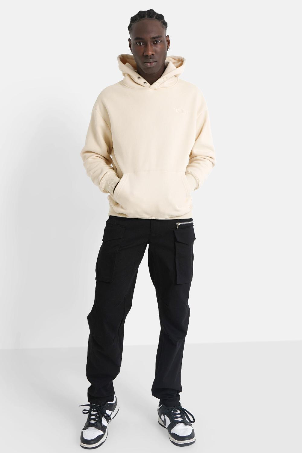 Sixth June Pantalon Poches Cargo Zip Noir