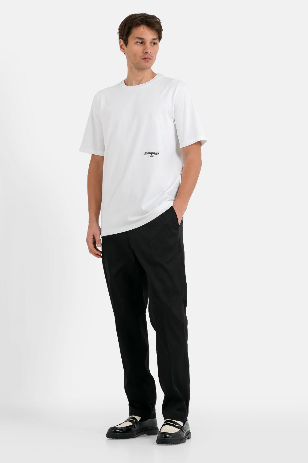 Sixth June Pantalon Tailored Brodé Noir