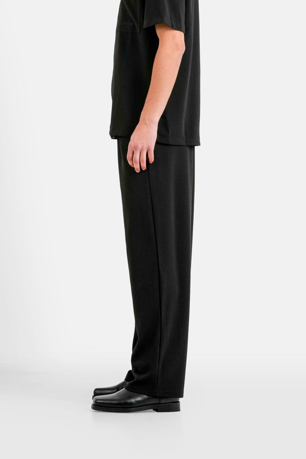 Sixth June Pantalon Texturé Logo Noir